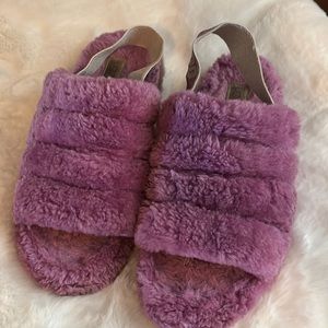 Ugg slippers, purple, size 10
